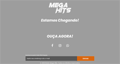 Desktop Screenshot of megahits.com.br