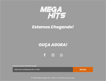 Tablet Screenshot of megahits.com.br